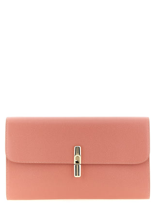 Multicolor Calfskin Clutch Bag