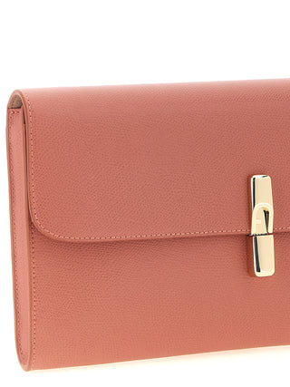 Multicolor Calfskin Clutch Bag
