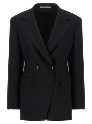 Blazer de Viscosa Negra