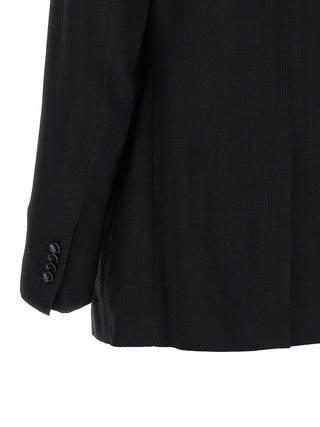Blazer de Viscosa Negra