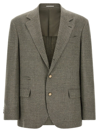 Bicolor Wool Blazer