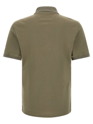 Bicolor Cotton Polo Shirt
