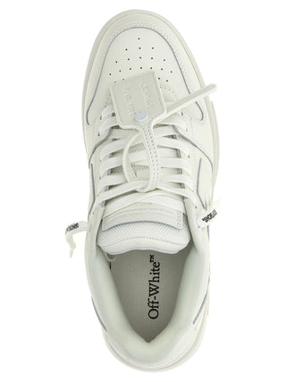 White Calfskin Low Top Sneakers