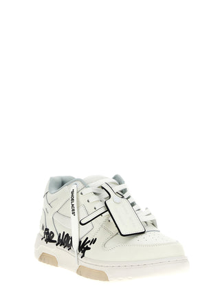 Bicolor Bovine Leather Sneakers