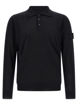Black Virgin Wool Cardigan