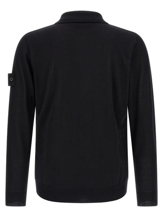 Black Virgin Wool Cardigan