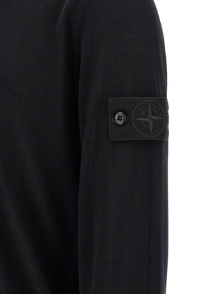 Black Virgin Wool Cardigan