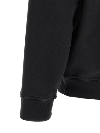 Black Cotton Sweatshirt