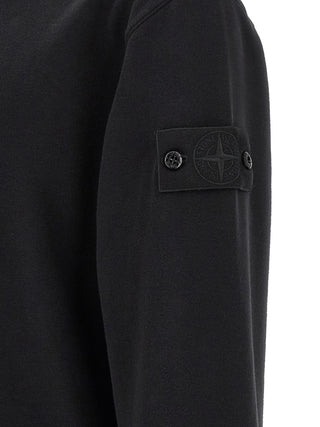 Black Cotton Sweatshirt