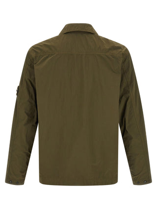 Blusa bicolor de poliamida