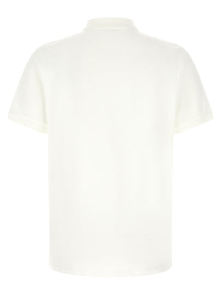 White Cotton Polo Shirt