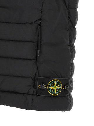 Black Polyamide Sleeveless Jacket