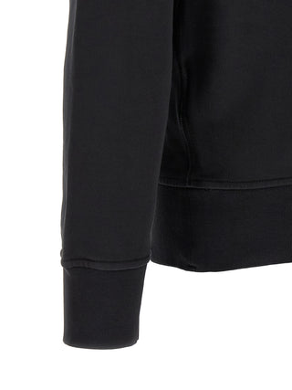 Black Cotton Sweatshirt