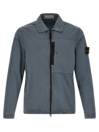 Gray Polyamide Blouse