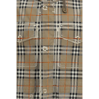 Beige Cotton Parka