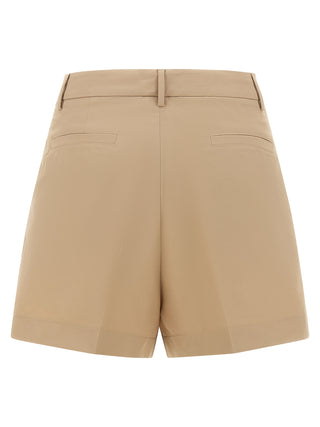 Brown Cotton Bermuda Shorts