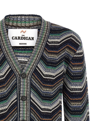 Multicolor Wool Cardigan