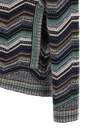 Multicolor Wool Cardigan