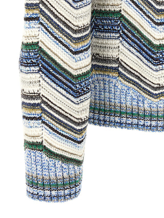 Multicolor Wool Cardigan