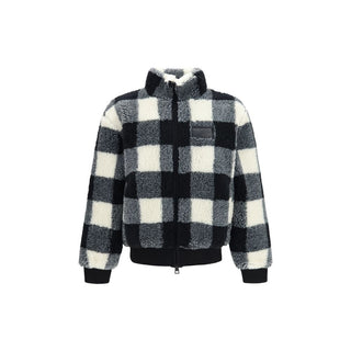 Gray Polyester Full-Length Jacket