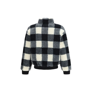 Gray Polyester Full-Length Jacket
