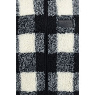 Gray Polyester Full-Length Jacket
