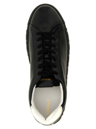Bicolor Calfskin Low Top Sneakers