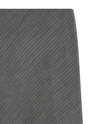 Gray Viscose Mini Skirt