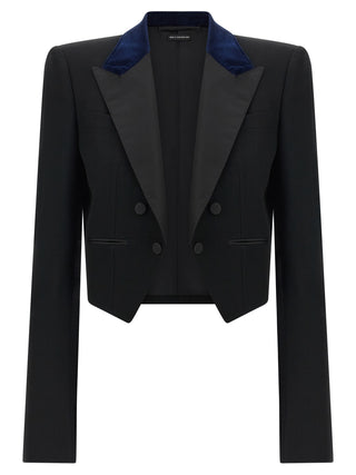 Black Wool Blazer