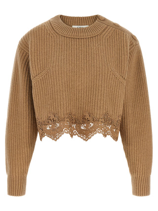 Beige Wool Cardigan