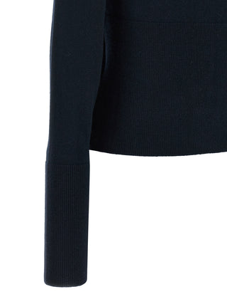 Blue Wool Cardigan