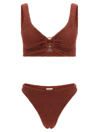 Brown Polyamide Bikini