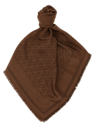 Brown Silk Scarf