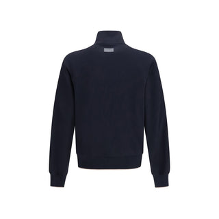 Blue Polyamide Full-Length Jacket