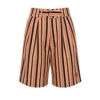 Beige Cotton Men's Shorts