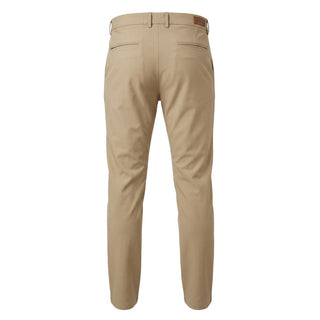 Beige Cotton Mens Pants