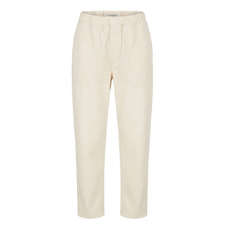 Beige Cotton Men Pants