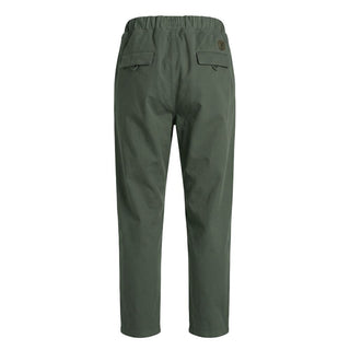 Green Cotton Men Pant
