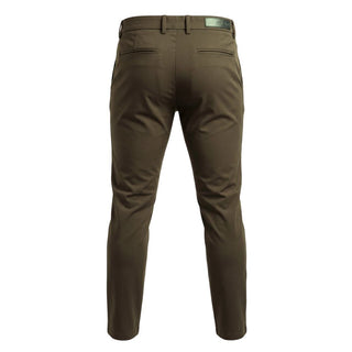 Green Cotton Men Pant