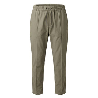 Green Cotton Blend Men's Pants
