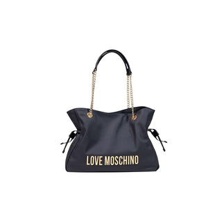 Black Polyester Handbag