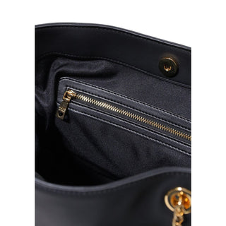 Black Polyester Handbag