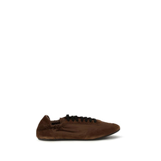 Brown Rubber Athletic Sneakers