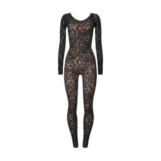 Black Polyamide Jumpsuit