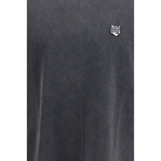 Camiseta de algodón gris
