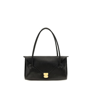 Black Calf Leather Bos Taurus Shoulder Bag