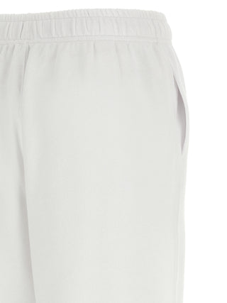 White Cotton Joggers (Workout Pants)