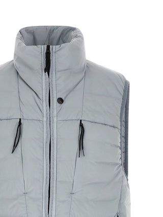 Gray Polyamide Sleeveless Jacket