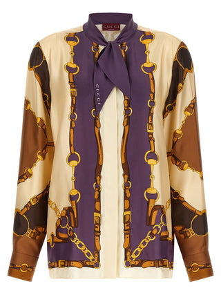 Multicolor Silk Blouse