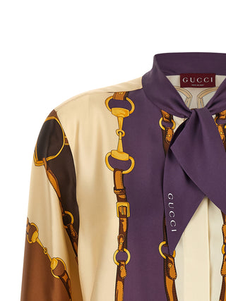 Multicolor Silk Blouse